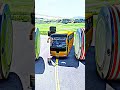 Green Bus Metal Roller Escape Run! 🚌 #shorts #mira #zoey