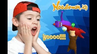 Noodleman.io Fight Party GamePlay!!! HE WON!!!! | BrunoKidsFun screenshot 5