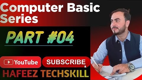 Computer Class part #4 - Basic Computer Course in pashto - Basics of Computer part-4