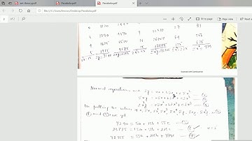 Lecture 2  Curve Fitting (To Fit a Parabola)