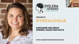 Dyscalculia Webinar_Sponsored by Dyslexia On Demand