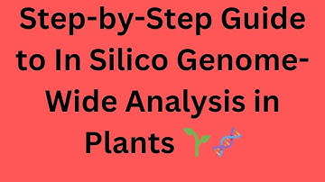 Step-by-Step Guide to In Silico Genome-Wide Analysis in Plants 🌱🧬