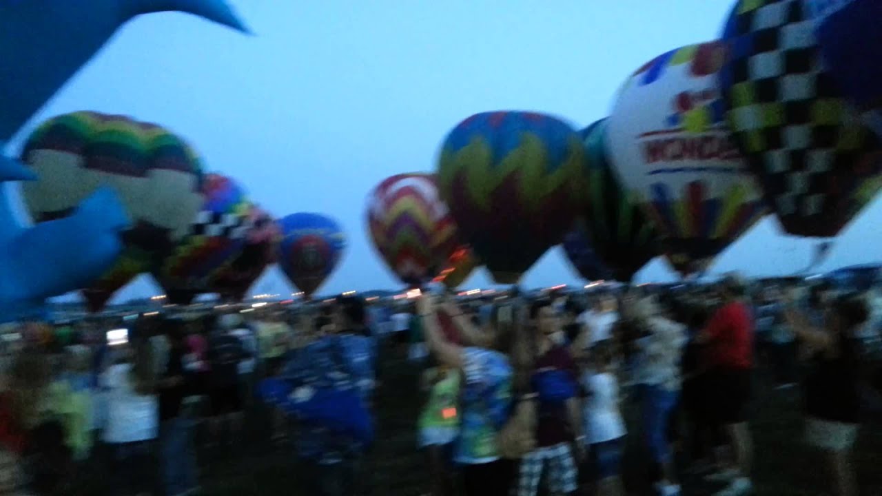 2014 Midwest Hot air balloon festival, Kansas Speedway YouTube