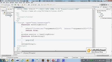 The JavaScript Window onError Property