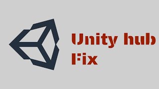 Unity hub installation problem fix