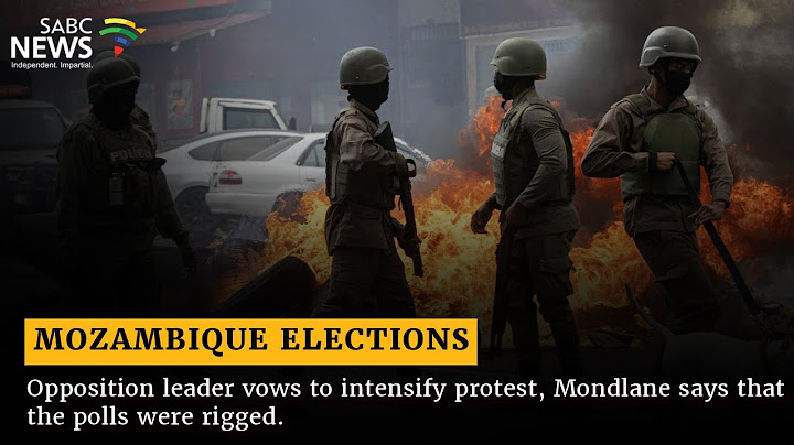 Mozambique Elections I Opposition leader vows to intensify protest