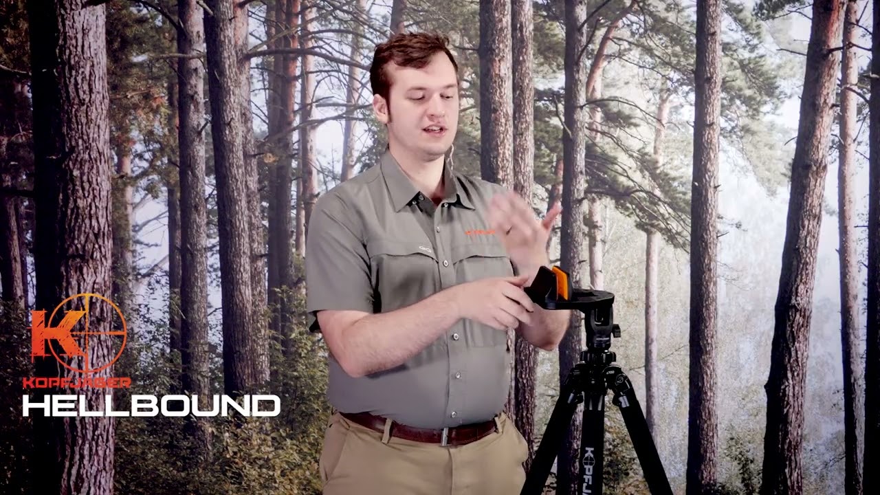 Kopfjager Reaper Hellbound Tripod Kit — K700, Matte Black/Orange