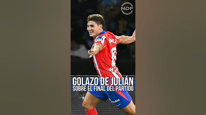 Julian Alvarez apareció con un golazo para salvar al Atlético Madrid en el minuto 90 😱