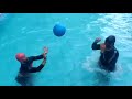 Aqua ball catches in the pool |18Hours Fitness Studyo- Nacharam