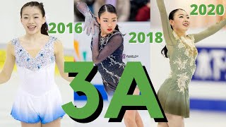 Rika KIHIRA: TRIPLE AXEL (3A) Progress