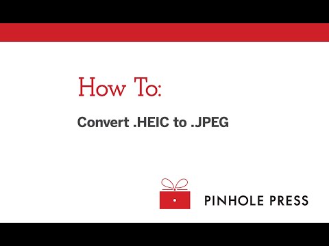 How to convert a photo file format from .HEIC to .JPEG