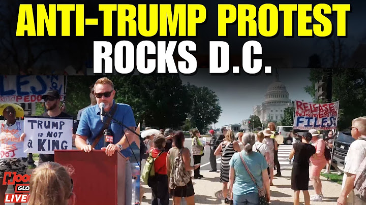 Anti-Trump Protest LIVE: ‘Good Trouble’ Rally Erupts In DC | Thousands March in Washington | US News