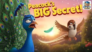 The Jealous Peacock and the Humble Sparrow | Moral Story for Kids