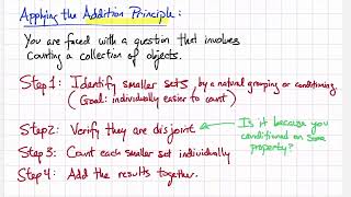 2.1B - The Addition Principle - MATH 120