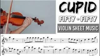 Free Sheet || Cupid - Fifty Fifty || Violin Sheet Music