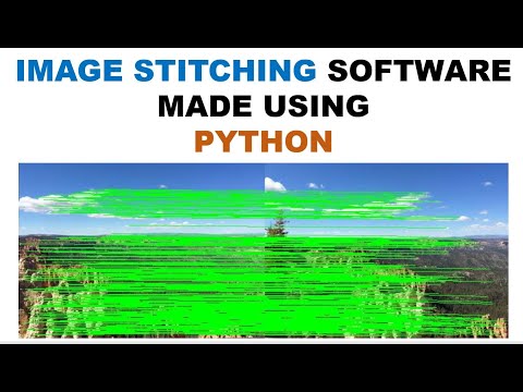 I Made Software for Stitching Image From Python