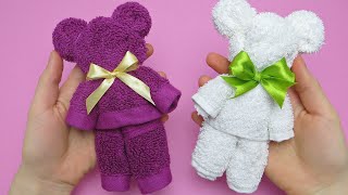 DIY Towel Teddy Bear/DIY toys for kids/ towel toys/diy の 始まり は screenshot 5