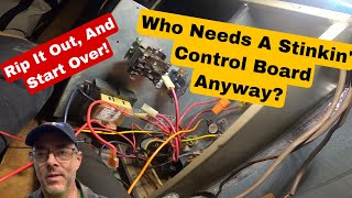 Completely ReWiring Electric Furnace - Removing Control Board
