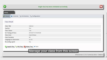 Check out the WizIQ Virtual Classroom for eFront