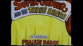 Pbss Sesamestreet Super-Grover And The 3 Bearshole Story Or Gone Fishingnaqis&Friend1985
