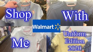 Walmart Shop With Me| Uniform Edition 2020