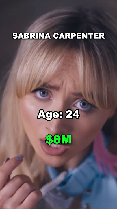 The crazy EVOLUTION OF Sabrina Carpenter 💸 #networth #sabrinacarpentertour #espresso