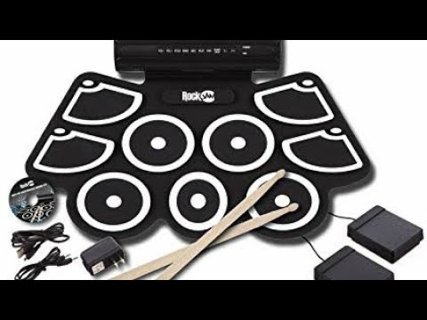 rock jam electronic drum kit review - YouTube