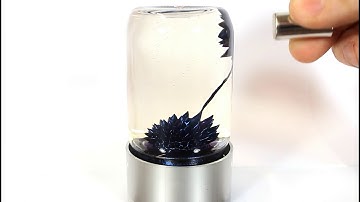 SPIKE ferrofluid display with BLUE ferrofluid