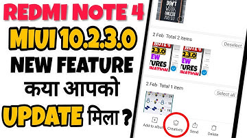 Redmi Note 4 MIUI 10.2.3.0 Hidden Feature || Update Not Received Solution | Ft. TNVJ