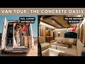 Tulum Inspired Concrete Oasis DREAM Van Tour