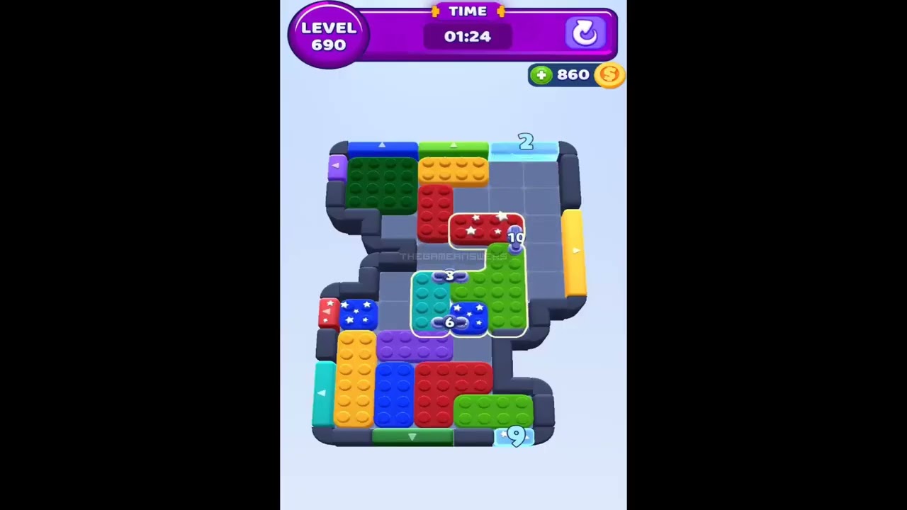 Color Block Jam Level 690 - YouTube