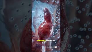 Esto es lo que Pasa Dentro de tu Cuerpo - apendicitis #anatomía #cuerpohumano #saluddigestiva
