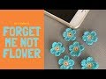 Forget me not crochet flowers