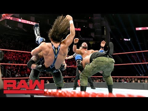 Chad Gable & Bobby Roode vs. AOP & Drake Maverick - 2-on-3 Handicap Match: Raw, Dec. 3, 2018