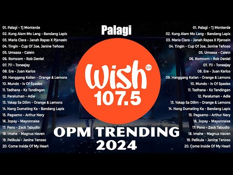 Best Of Wish 107.5 Songs Playlist 2024 | The Most Listened Song 2024 On Wish 107.5 | OPM Songs #2