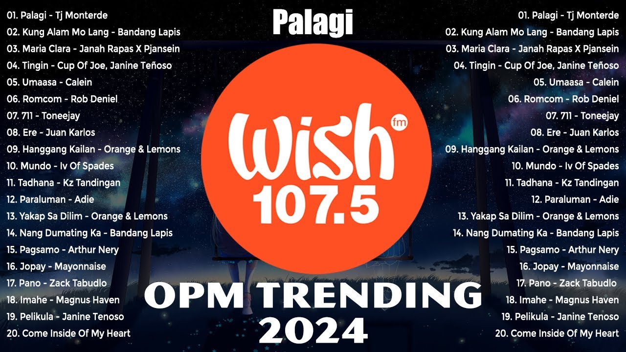 Best Of Wish 107.5 Songs Playlist 2024 | The Most Listened Song 2024 On Wish 107.5 | OPM Songs #2