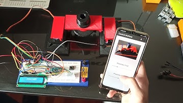 Two axis movement with servo motors and android app