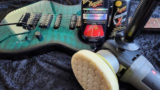 Buffing Out Pick Scratches on Guitar with Poly Clear Coat // Charvel Wildcard #4
