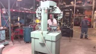 TWIN Head Pneumatic Press Independent controls3-1/2 bore 4stroke