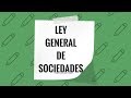 RESUMEN DE LEY N° 26887 - LEY GENERAL DE EMPRESAS