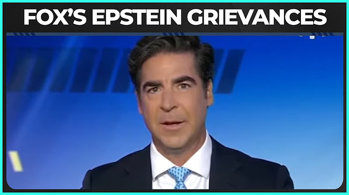 Fox Hosts Are NOT HAPPY With Trump On The Epstein Files
