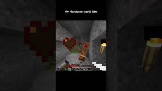 My hardcore world btw #minecraft #shorts
