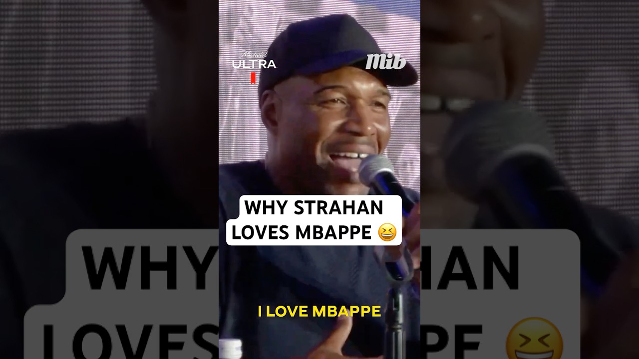 "I just love saying his name!" Strahan on Mbappé 🤣