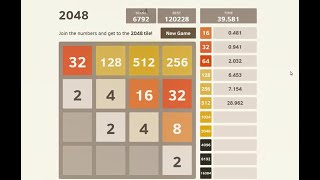 2048 Speedrun- 1 minute 40 seconds