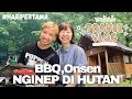 PERTAMA KALI NGINEP DI HUTAN JEPANG │ Seru banget BBQ & ONSEN