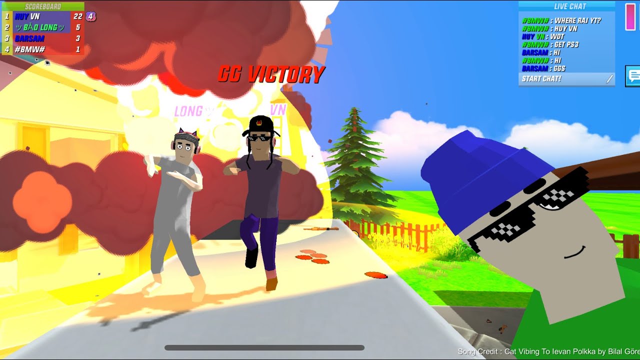 Tôi vs với những youtuber pro!!😎