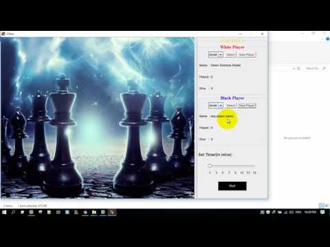 Chess game in