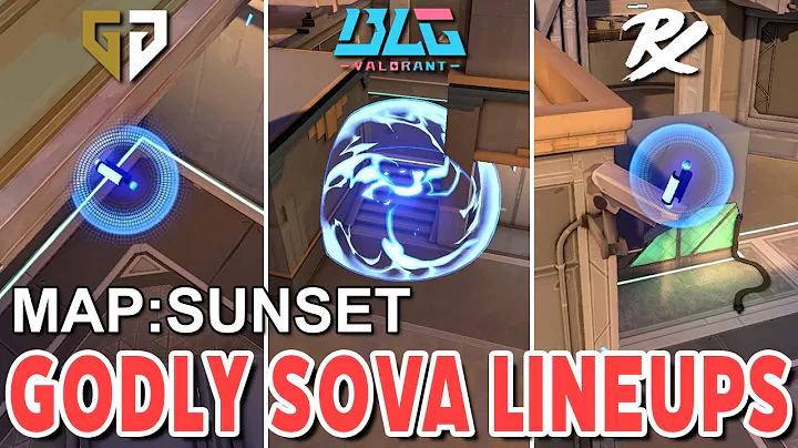 GODLY SOVA LINEUPS ON SUNSET USED BY PROS IN 2025【 VALORANT 】