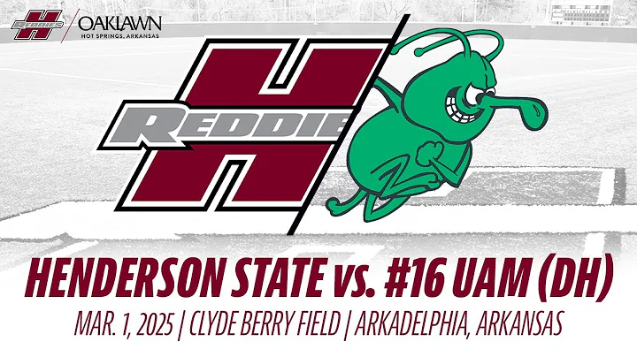 Henderson State vs. #16 Arkansas-Monticello (DH) (BSB) | Mar. 1, 2025