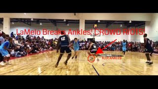 LaMelo Ball vs Zion Williamson WAS CRAZY!! Crowd WILD AF! Melo Breaks Ankles and Zion Dunks on THEM!